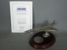 A limited edition handcrafted model 'Concorde, The Queen Of The Skies', number 813 of 2450,