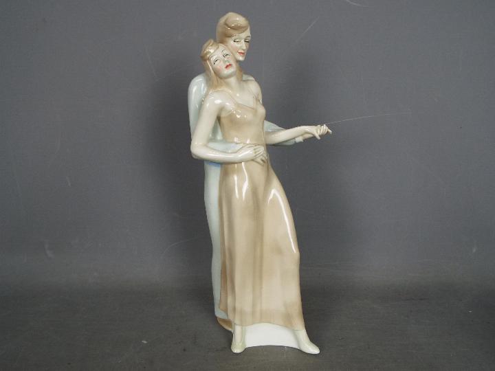 Royal Doulton - Three lady figurines comprising Lucy # HN3653, - Image 4 of 5
