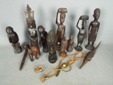 Ethnographica - A small collection of tribal carvings.