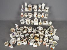 A collection of crested wares and similar to include Goss, Arcadian,