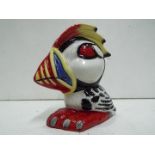 Lorna Bailey "Puffin" - Stylistic bird. Multicoloured. Signed by artist in black on base. 9.