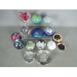 A good collection of paperweights to include Perthshire, Caithness, Mdina, Murano,