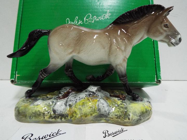 John Beswick - Przewalski's Wild Horse - 649/1000. Box and certificate. 17cm high.