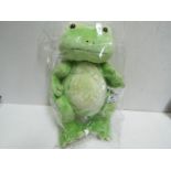 Charlie Bears - Green Frog. Baby boutique collection. Factory sealed with tag inside. 28cm high.