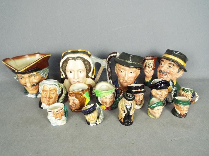 Royal Doulton - A collection of character jugs to include The Collector, The Antique Dealer,