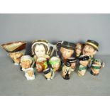 Royal Doulton - A collection of character jugs to include The Collector, The Antique Dealer,