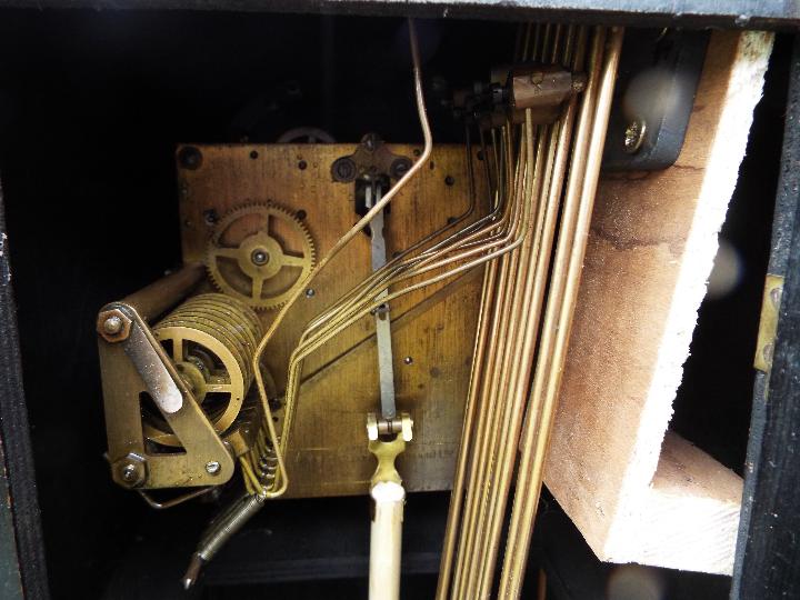 An oak cased Enfield granddaughter clock with pendulum, - Image 4 of 4