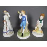 Royal Doulton - Three figurines from the Nursery Rhymes Collection comprising # HN3035 Little Boy