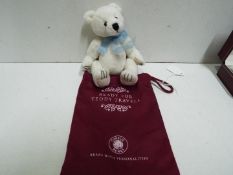 Charlie Bears - "Jollies". Ready for Teddy travels with bag. Tag attached. 17cm high.
