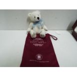 Charlie Bears - "Jollies". Ready for Teddy travels with bag. Tag attached. 17cm high.