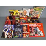 Lot to include a complete Panini Football 78 sticker album and a quantity of sporting related