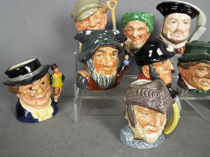 - A collection of Royal Doulton character jugs to include Royal Doulton Henry VIII D6647, - Image 3 of 5