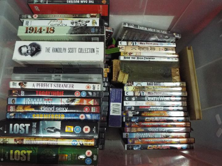 Job lot - A collection of books, DVD's and CD's, many military related, two boxes. - Image 2 of 3