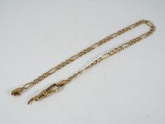 Scrap Gold - A bracelet stamped 375 (A/F), approximately 3.1 grams all in.