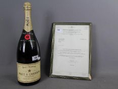 A non-vintage magnum of Moet & Chandon Brut Imperial Champagne, 150 cl 12% AVB,