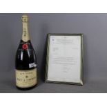 A non-vintage magnum of Moet & Chandon Brut Imperial Champagne, 150 cl 12% AVB,