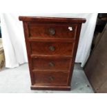 A good quality chest of four graduated drawers, approximately 107 cm x 65 cm x 56 cm.