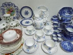 Copeland Spode tea set, Victoria set, Colclough set, Doulton and other ceramics.