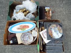 Job Lot - a very large mixed lot to include collector plates, ceramics, vintage camera,