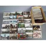 Deltiology - in excess of 600 mainly early period UK topographical postcards with interest in