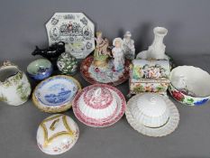 A mixed lot of ceramics to include Coalport, Royal Doulton, Wedgwood and similar.