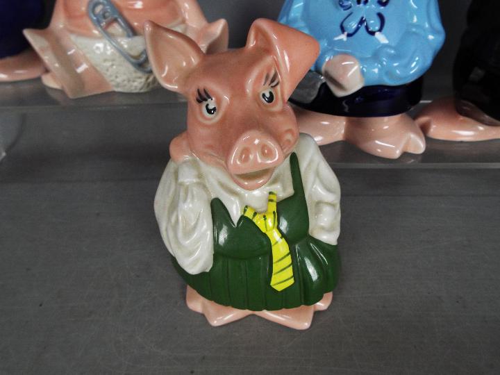 A set of five Wade Natwest pigs money banks. - Image 4 of 5