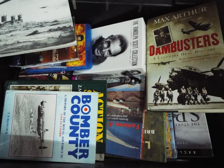 Job lot - A collection of books, DVD's and CD's, many military related, two boxes. - Image 3 of 3