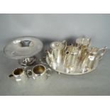 A collection of good quality plated ware.