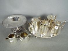 A collection of good quality plated ware.