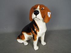 A large Beswick fireside beagle # 2300, approximately 32 cm (h).