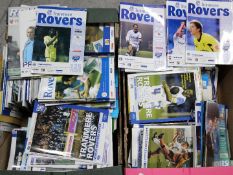 A large quantity of Tranmere Rovers matchday programmes, two boxes.