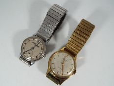 Two gentleman's wristwatches comprising an Ingersoll and one Thomas Russell and Sons with