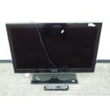 A Samsung 32" flatscreen television, model UE32C5100 with remote.