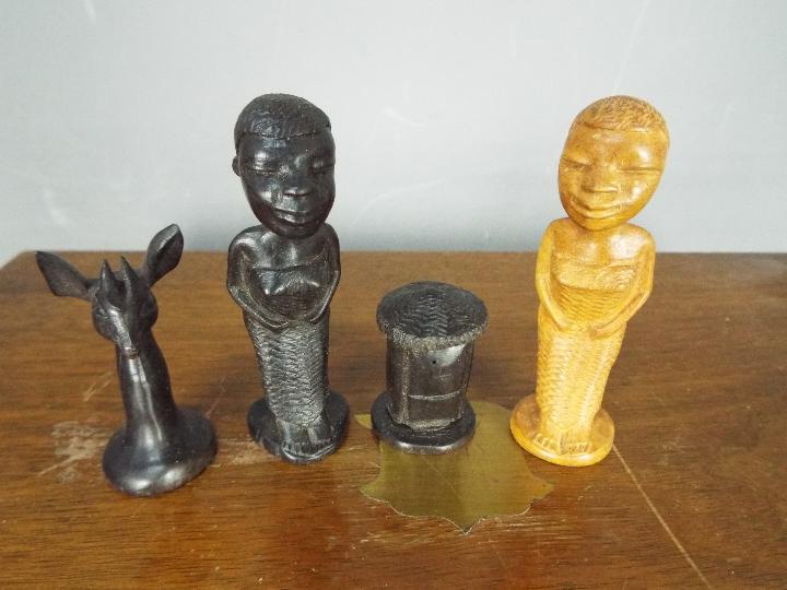 Two chess sets, one of an African tribal style and one other. - Image 3 of 3