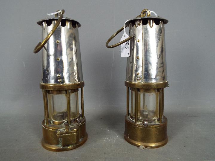 Two Protector Lamp & Lighting Co Ltd Type 6 safety lamps, - Image 5 of 5