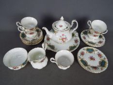 Royal Albert - A quantity of 'Berkeley' pattern tea wares comprising teapot, cups, saucers,