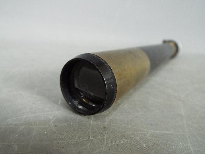 A military sighting telescope 22C MKII by A.K & S, dated 1942 and marked with broad arrow. - Image 5 of 5