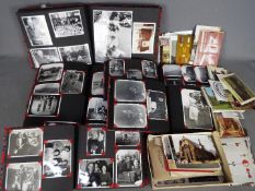 Job Lot - a collection of photograph albums containing black and white photographs including family