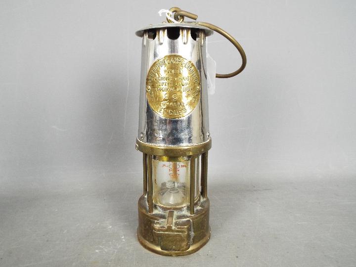 Two Protector Lamp & Lighting Co Ltd Type 6 safety lamps, - Image 2 of 5