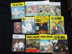 A box of 1970's children's magazines, World of Wonder, Tell Me Why and similar.