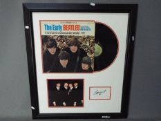 The Beatles - Framed autograph montage c