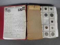 A binder containing UK coin examples between 1937 and 1967.