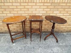 Three occasional tables.