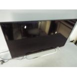 A 40" JVC flat screen television.