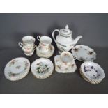A small lot of mixed tea wares to include six Royal Albert 'Moss Rose' trios,