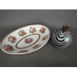 A Spode porcelain oval serving dish circa 1820, marked to base Spode 2812,