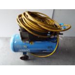 ABAC Air compressor and hose. 50 Hp.