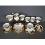 Royal Albert - a six-place setting tea set decorated in the Old Country Roses pattern (random