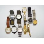 A collection of lady's and gentleman's wristwatches to include Sekonda, Limit, Seiko and similar.