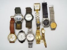 A collection of lady's and gentleman's wristwatches to include Sekonda, Limit, Seiko and similar.